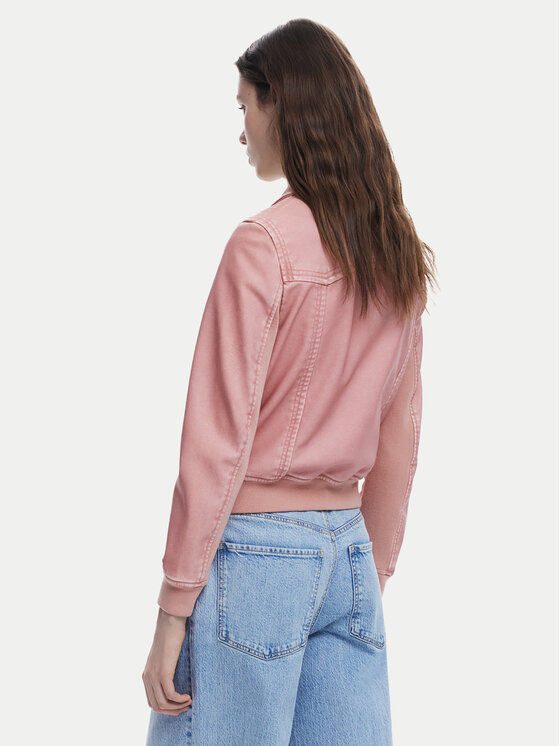 Desigual Desigual Giacca in similpelle 25SWEW47 Rosa Loose Fit