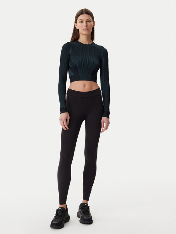 Reebok Reebok Techniniai marškinėliai LAB Seamless 118570 Juoda Slim Fit