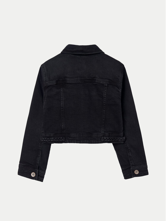 Mayoral Mayoral Τζιν μπουφάν 06460 Μαύρο Slim Fit