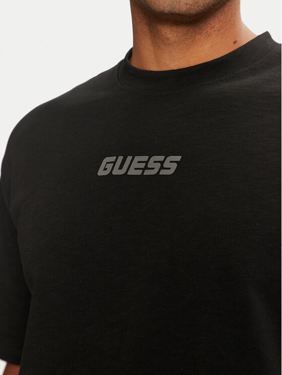 Guess Guess T-Shirt Z4BI00 KCE21 Czarny Regular Fit