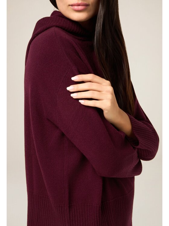 Oltre Oltre Maglione M165E002175N029 Bordeaux Over Fit
