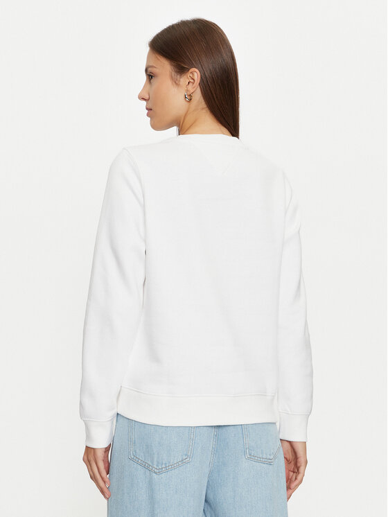 Tommy Jeans Tommy Jeans Mikina DW0DW19959 Biela Regular Fit