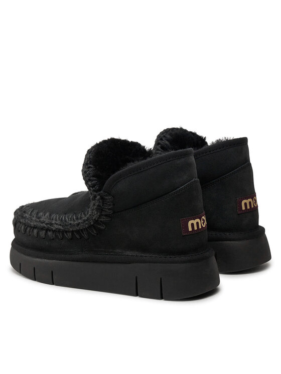 Mou Mou Μπότες Χιονιού Eskimo Bounce Sneaker FW531009A Μαύρο