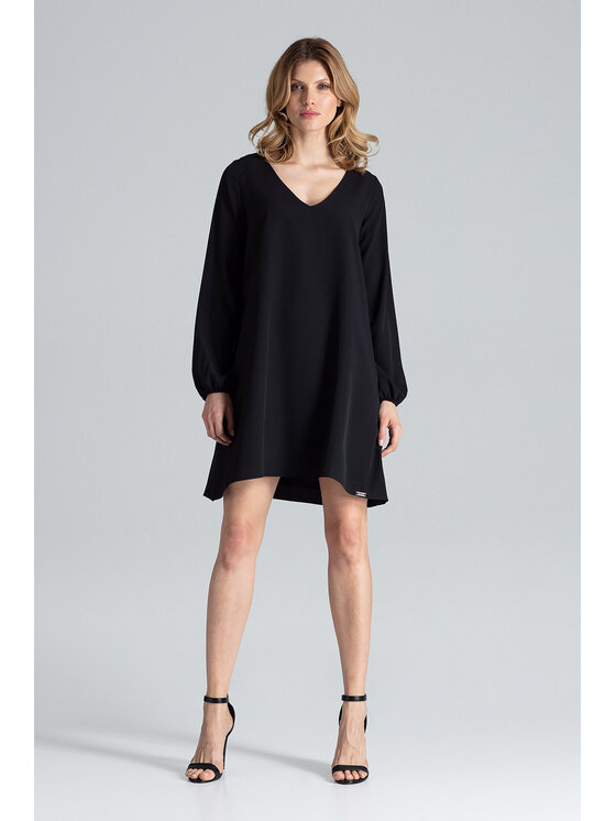 FIGLFIGL Vestito M566 Nero Regular Fit
