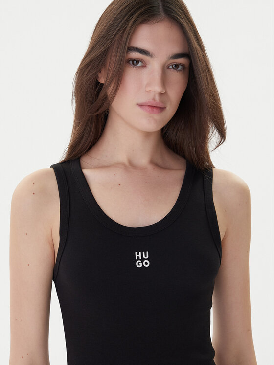 HUGO Hugo Vestito da giorno Nalimera 50514521 Nero Slim Fit