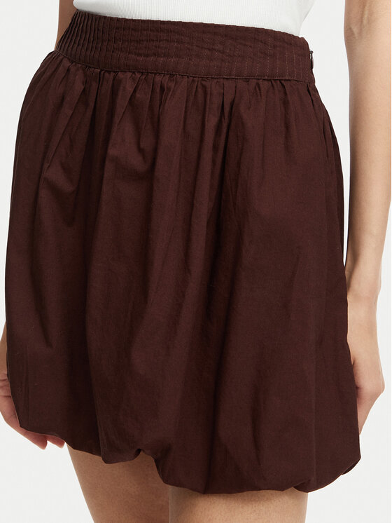 Vero Moda Vero Moda Φούστα mini Esther 10355460 Σκούρο καφέ Regular Fit