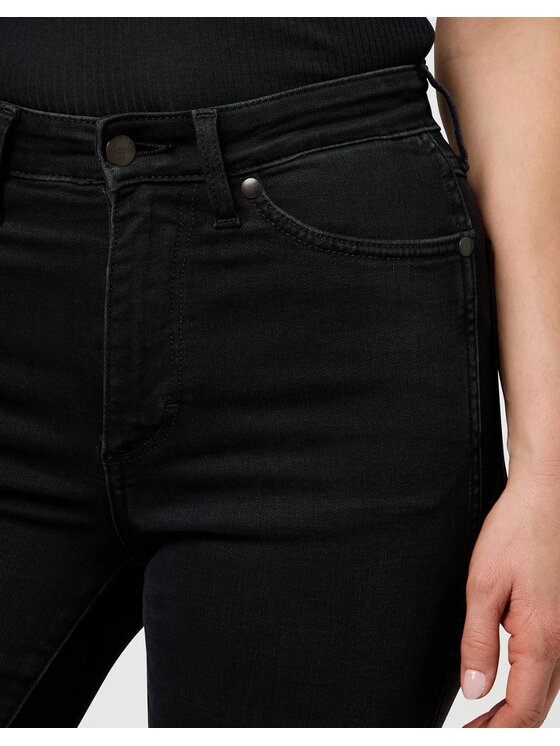 Wrangler Wrangler Jeansy Straight 658 Czarny Straight Fit