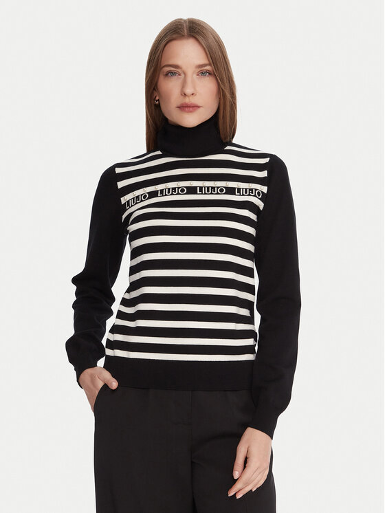Liu Jo Sport Liu Jo Sport Гольф TF5219 MS63L Чорний Regular Fit
