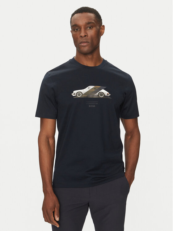 BOSS BOSS T-shirt C-Thompson 71_PS 50531455 Blu scuro Regular Fit