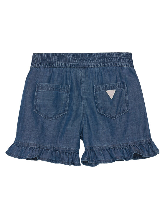 Guess Guess Szorty jeansowe K6GD06 D3X30 Niebieski Regular Fit