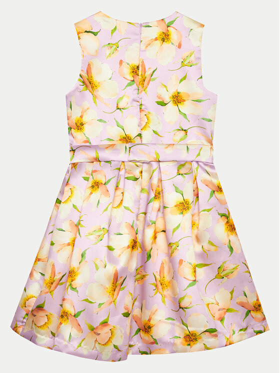 Abel & Lula Abel & Lula Sukienka elegancka 5054 Fioletowy Regular Fit