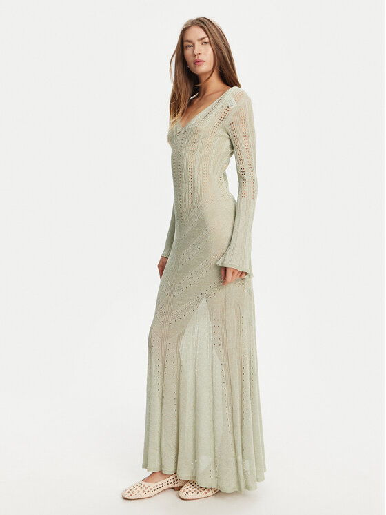 TWINSET TWINSET Strickkleid 251TT3180 Beige Slim Fit