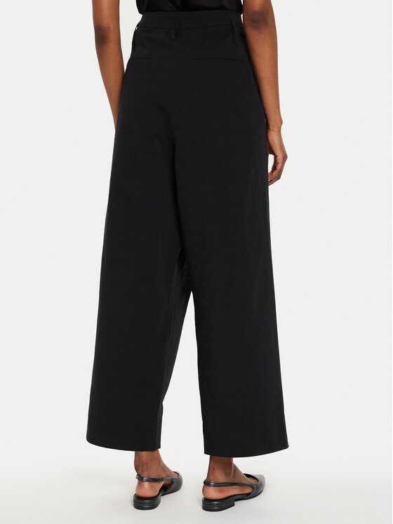 Herskind Herskind Hlače iz tkanine Carl 5297150 Rjava Relaxed Fit