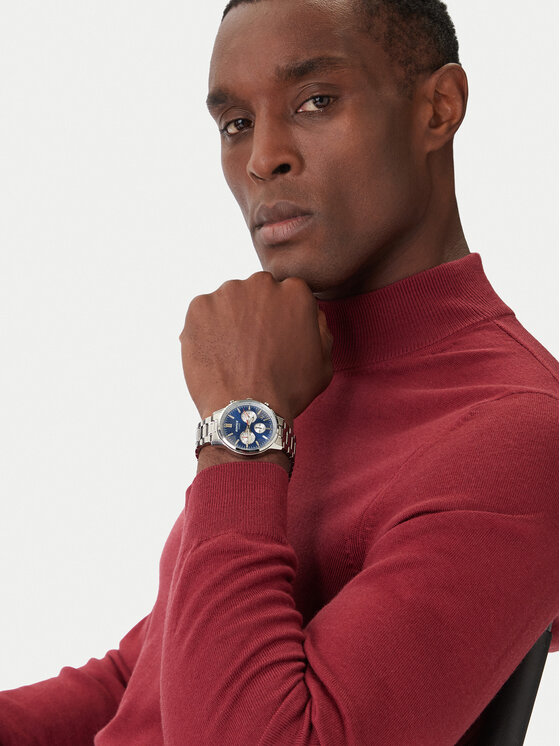 Casio Casio Zegarek Edifice EFR-575D-2AEF Srebrny