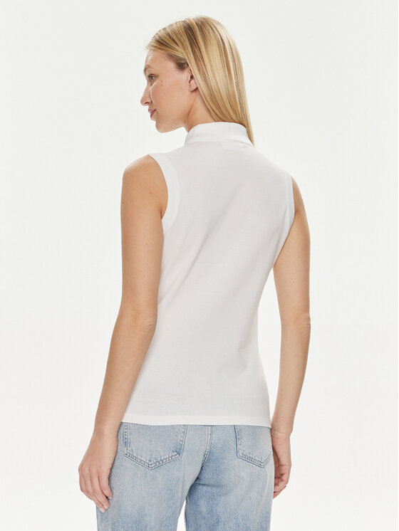 Lacoste Lacoste Polo majica PF5445 Bela Slim Fit