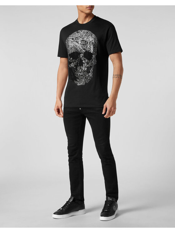 PHILIPP PLEIN PHILIPP PLEIN T-Shirt 22835 Czarny Regular Fit