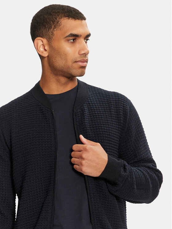Pierre Cardin Cardigan C5 51069 000 5070 Blu scuro Regular Fit Modivo