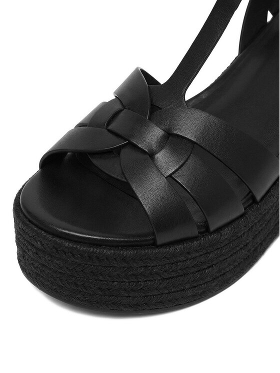 Badura Badura Espadrile EO-AMARI-LT0228-26-805 Negru
