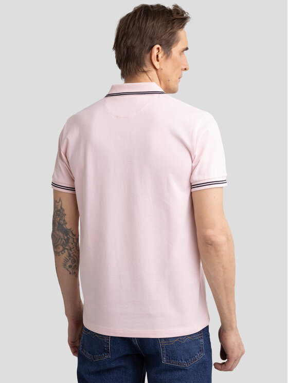 BIG STAR BIG STAR Polo WLADYM_600_150 Różowy Basic Fit