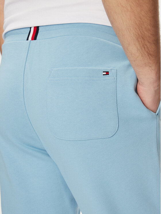 Tommy Hilfiger Tommy Hilfiger Jogginghose Logo MW0MW08388 Himmelblau Regular Fit