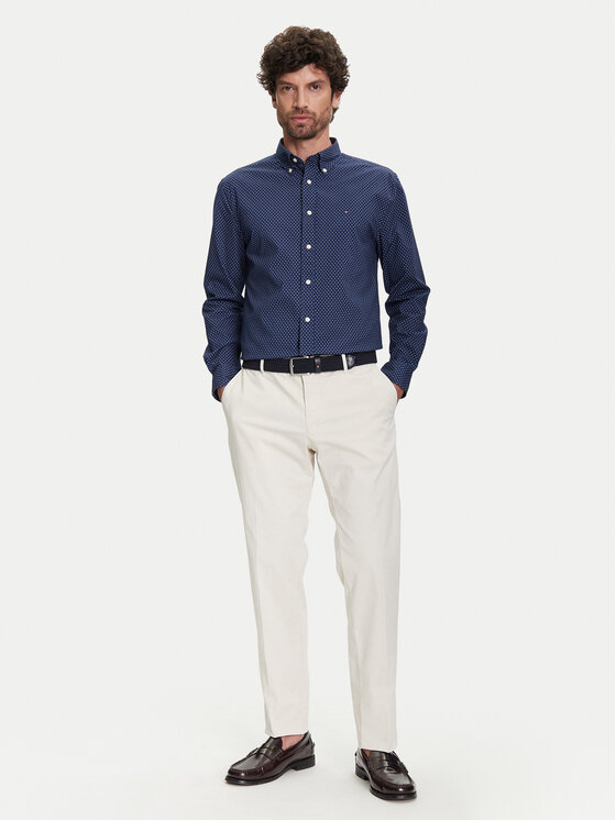 Tommy Hilfiger Tommy Hilfiger Cămașă MW0MW39437 Bleumarin Regular Fit
