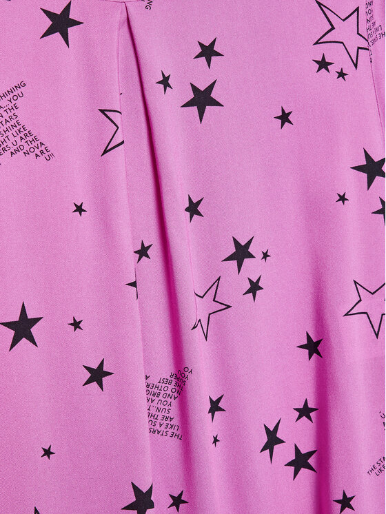 United Colors Of Benetton United Colors Of Benetton Ikdienas kleita 4C0PCV010 Rozā Relaxed Fit