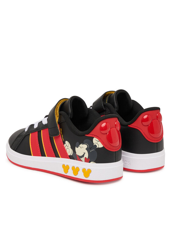 adidas adidas Sneakersy Adidas Disney Mickey Mouse Grand Court Shoes Kids KI9187 Čierna