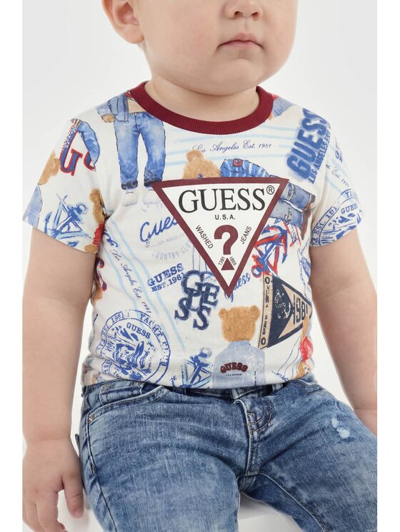 Guess Kids Guess Kids T-Shirt 180626 Kolorowy Classic Fit