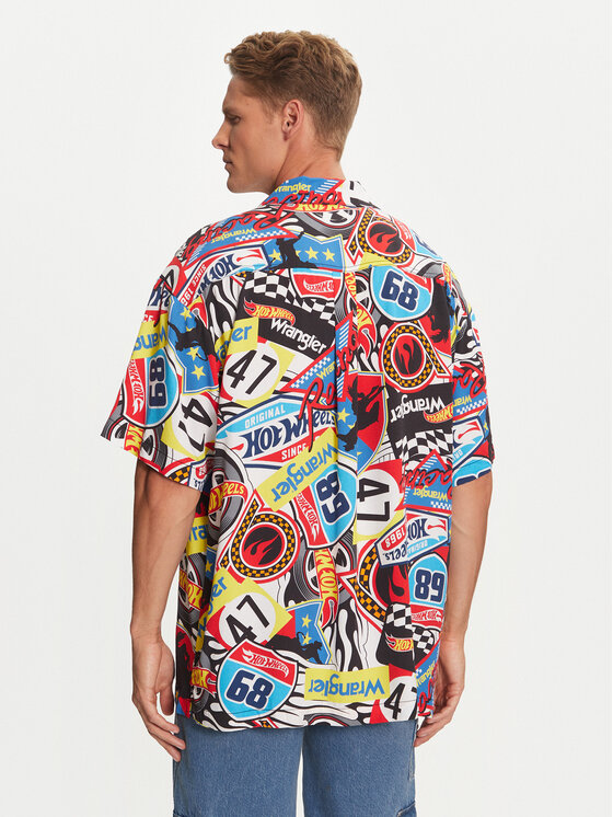 Wrangler Wrangler Camicia Hot Wheels 112357912 Multicolore Relaxed Fit