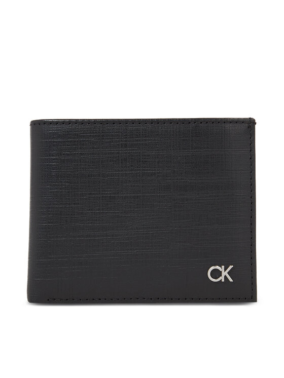 Portofel pentru bărbați Calvin Klein Ck Set Bifold 5Cc W/Coin K50K510879 Negru