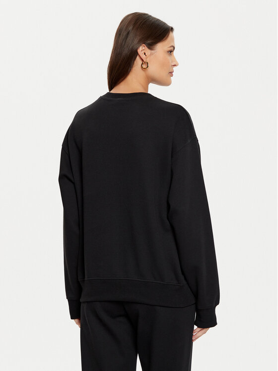 Guess Guess Μπλούζα V5RQ12 KC3D2 Μαύρο Regular Fit