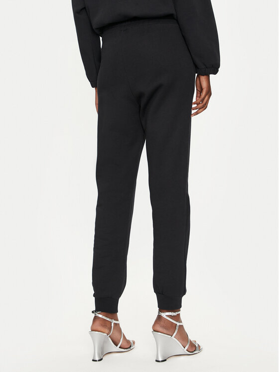 PINKO Pinko Spodnie dresowe Felpa 100371 A23C Czarny Regular Fit