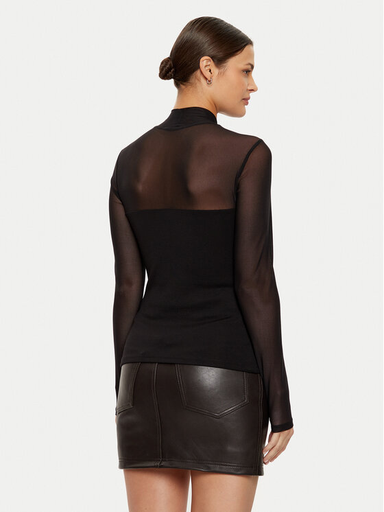 Morgan Morgan Bluse 242-TIMARA Schwarz Slim Fit