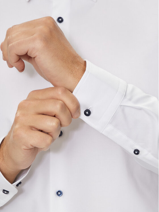 BOSS Boss Košeľa 50519867 Biela Slim Fit