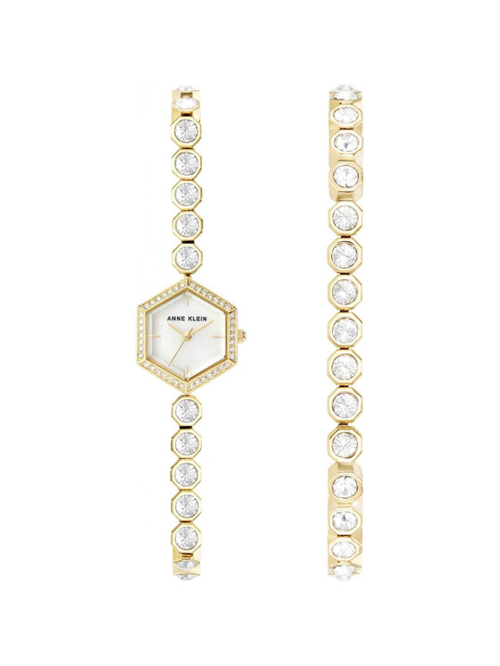 Anne Klein Anne Klein Zegarek AK-5434GPST Złoty