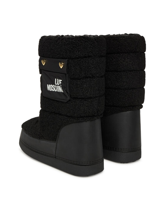 LOVE MOSCHINO LOVE MOSCHINO Čizme za snijeg JA24452G0NISM00A Crna