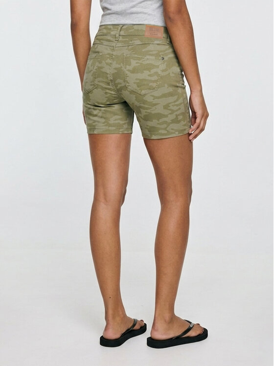 BIG STAR BIG STAR Szorty jeansowe ARLA Khaki Basic Fit