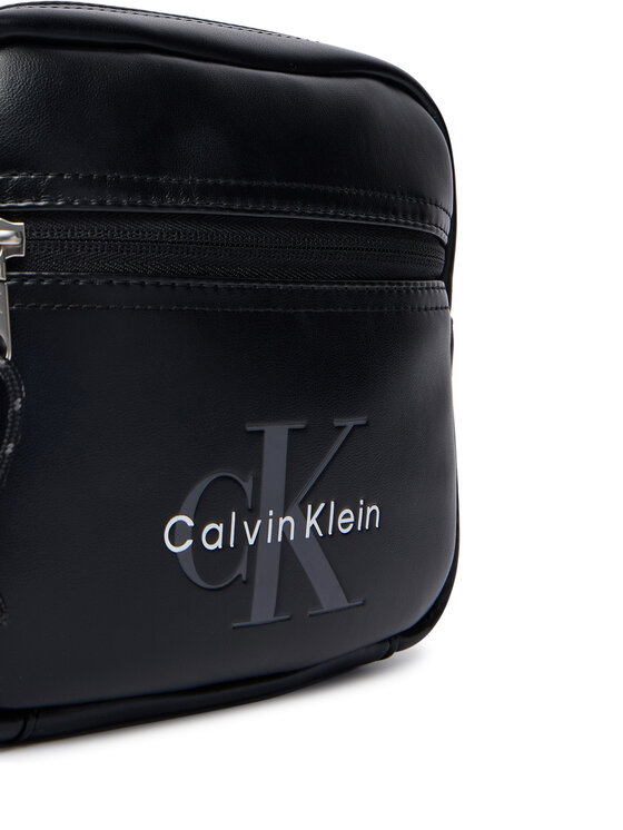 Calvin Klein Calvin Klein Мъжка чантичка Bold Logo Webbing Square Crossbo LV04D3445G Черен