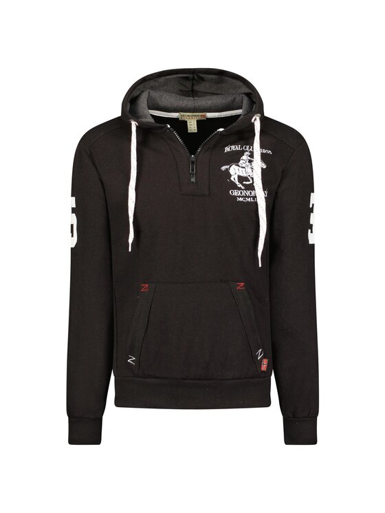 Geographical Norway Geographical Norway Bluza WW4783H/GNO-Black Czarny Regular Fit