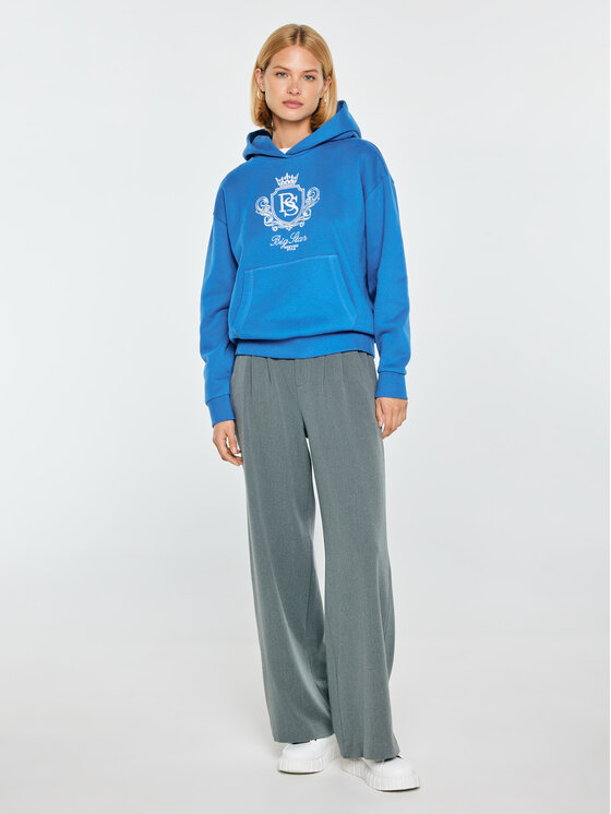 BIG STAR BIG STAR Bluza AFRAJA Niebieski Basic Fit