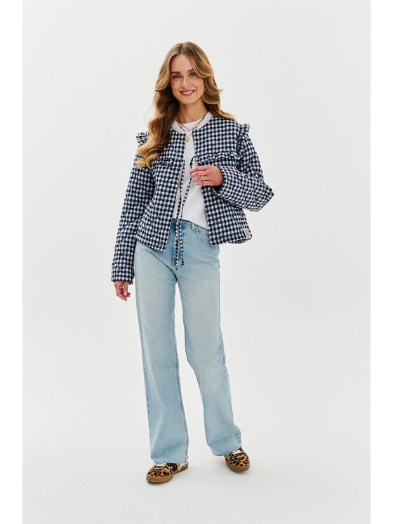 NAOKO NAOKO Prechodná bunda Indigo Charm Čierna Regular Fit