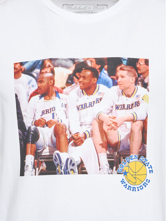 Mitchell & Ness Mitchell & Ness T-Shirt BMTRINTL1058 Λευκό Regular Fit