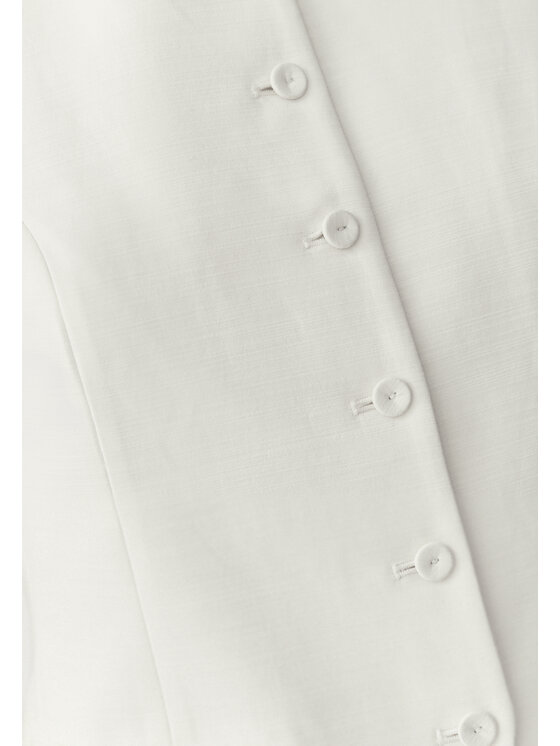 TATUUM TATUUM Vesta LANARE Biela Classic Fit