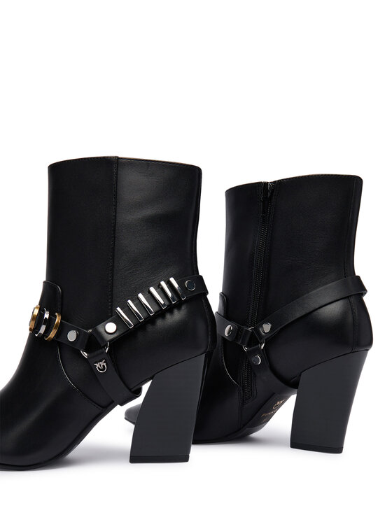 PINKO PINKO Bokacsizma Viola 02 SD0417P001 Fekete