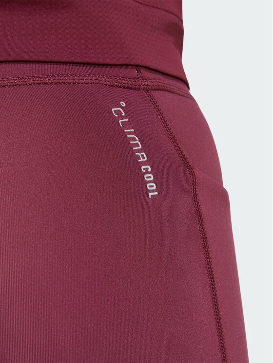 adidas adidas Legginsy 168337 Czerwony Fitted Fit