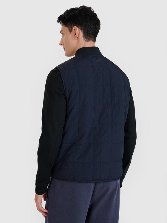 4F 4F Gilet 4FWSS25TVJAM210-20S Nero Regular Fit