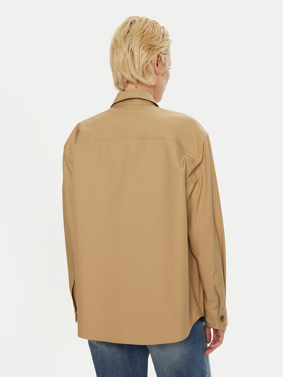 Miss Sixty Miss Sixty Jachetă cămașă 6L3XJ4520000 Bej Regular Fit