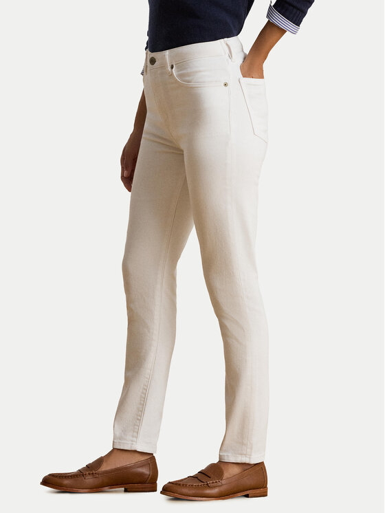 LAUREN RALPH LAUREN LAUREN RALPH LAUREN Jeansy 200926078001 Biały Skinny Fit