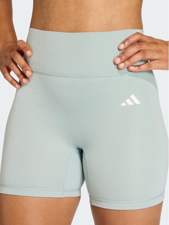 adidas adidas Szorty sportowe Optime Essentials Zielony Fitted Fit