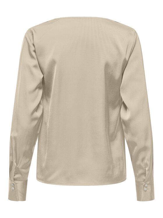 ONLY ONLY Μπλουζάκι Mika 15361191 Καφέ Regular Fit